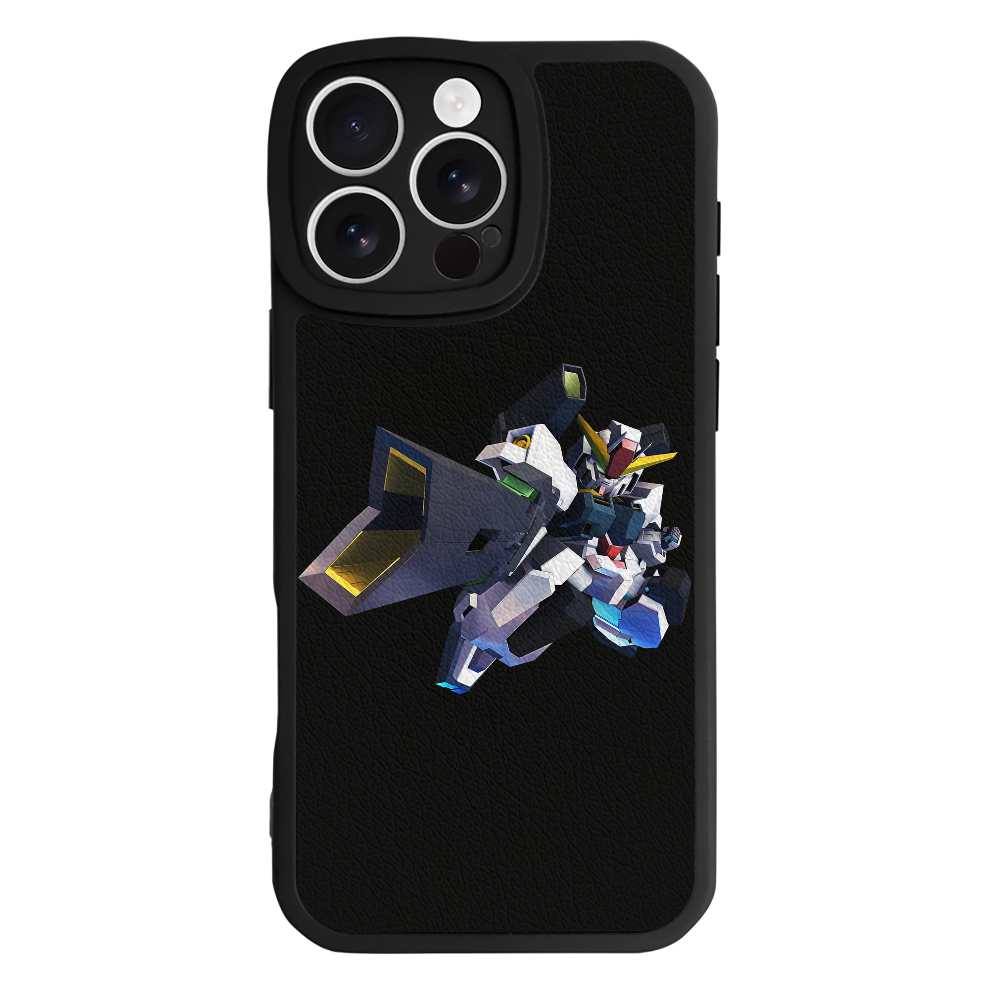 （画像用） 機動戦士ガンダム Mobile Suit Gundam 【iPhone 16シリーズ対応】シリコンスマホケース（レザー調） 材質：シリコン